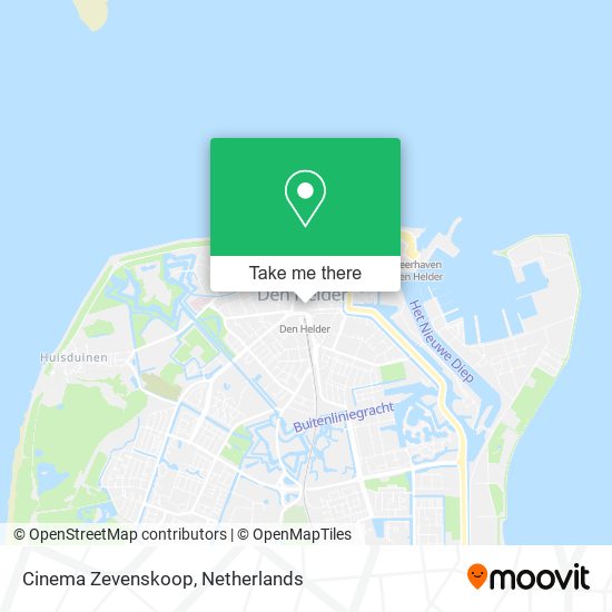 Cinema Zevenskoop map