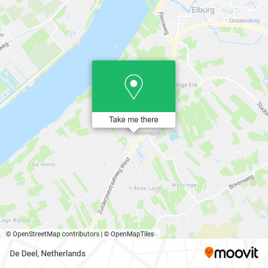 De Deel map