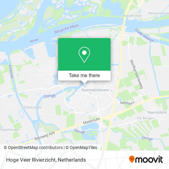 Hoge Veer Rivierzicht map