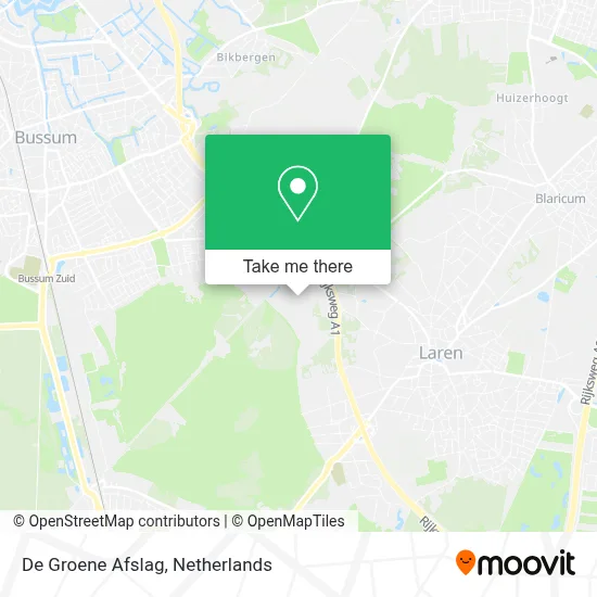 De Groene Afslag map