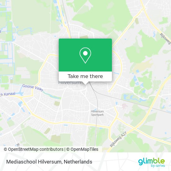 Mediaschool Hilversum map