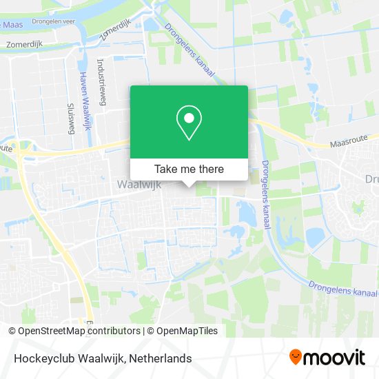 Hockeyclub Waalwijk map
