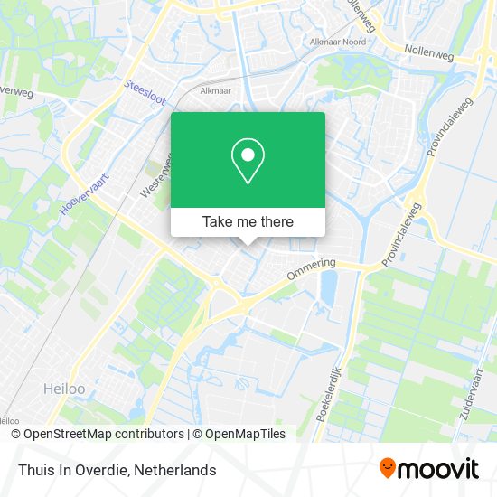 Thuis In Overdie map