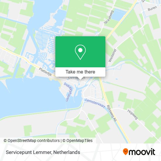 Servicepunt Lemmer map