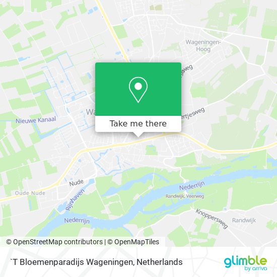 `T Bloemenparadijs Wageningen map