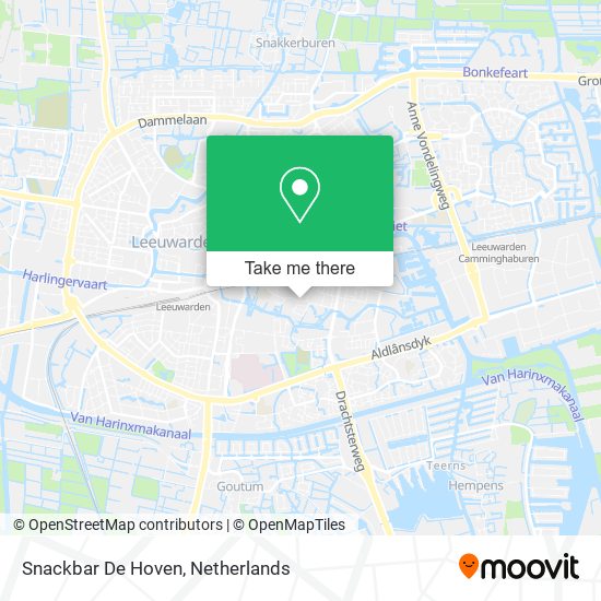 Snackbar De Hoven map