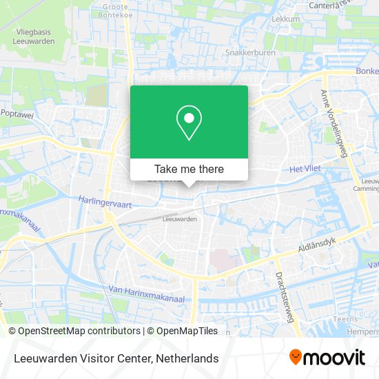 Leeuwarden Visitor Center map