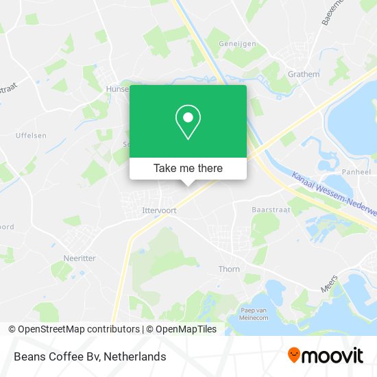 Beans Coffee Bv map