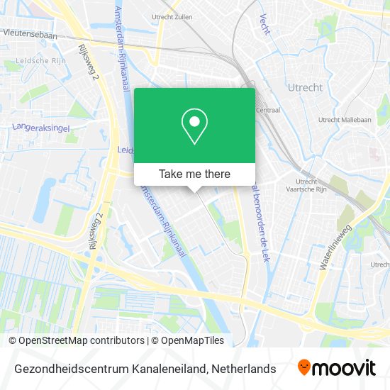 Gezondheidscentrum Kanaleneiland map