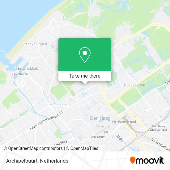 Archipelbuurt map