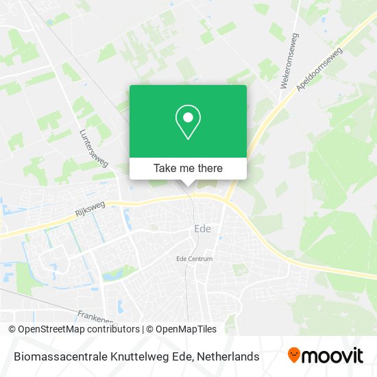Biomassacentrale Knuttelweg Ede map