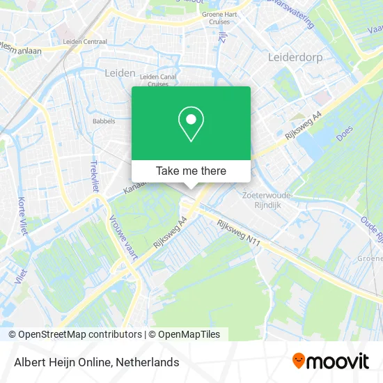 Albert Heijn Online map