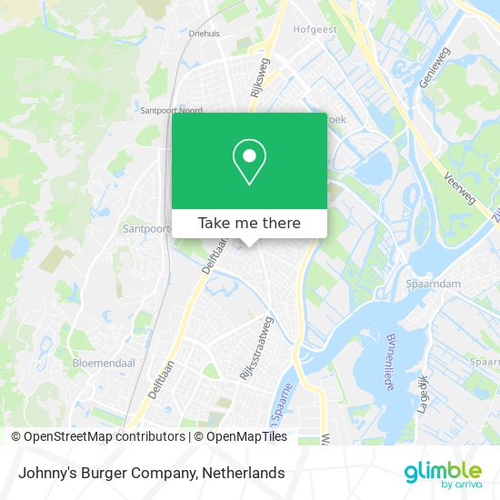 Johnny's Burger Company map