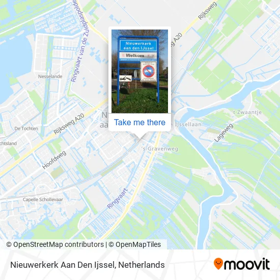 Nieuwerkerk Aan Den Ijssel Karte