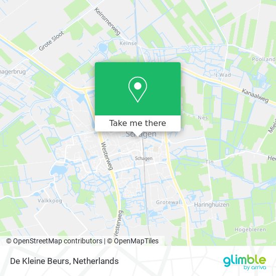 De Kleine Beurs map