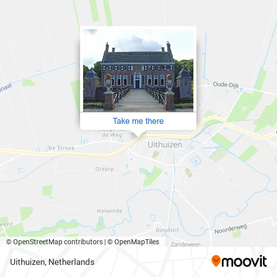 Uithuizen map