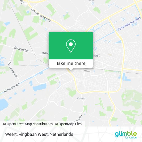 Weert, Ringbaan West map