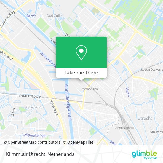 Klimmuur Utrecht map