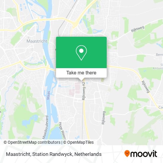 Maastricht, Station Randwyck map