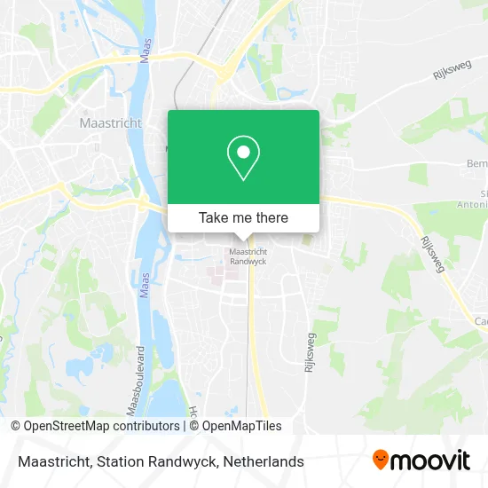 Maastricht, Station Randwyck map