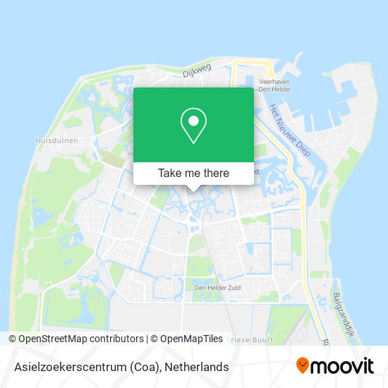 Asielzoekerscentrum (Coa) map