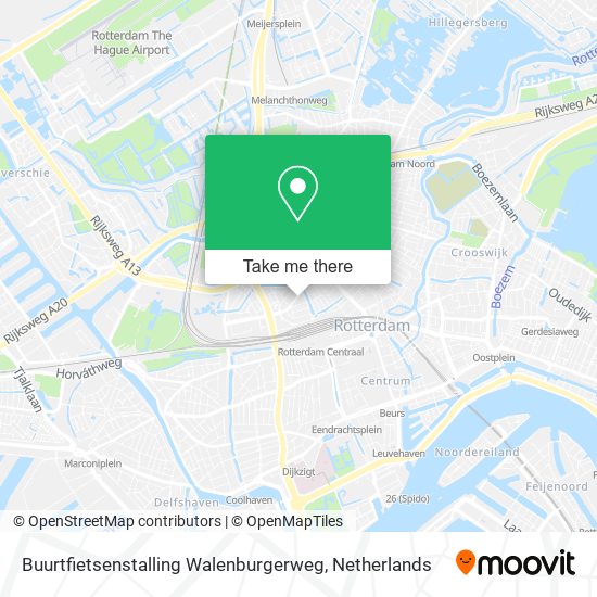 Buurtfietsenstalling Walenburgerweg Karte