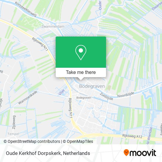 Oude Kerkhof Dorpskerk map