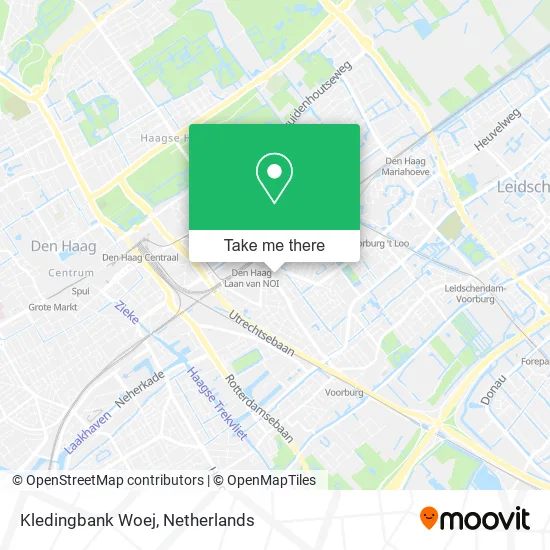 Kledingbank Woej map