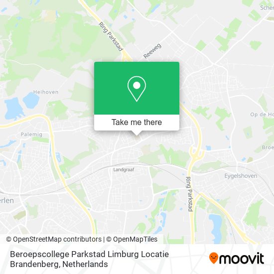 Beroepscollege Parkstad Limburg Locatie Brandenberg map