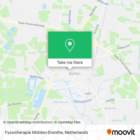 Fysiotherapie Midden-Drenthe map