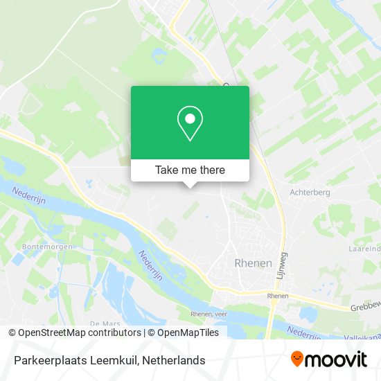 Parkeerplaats Leemkuil map