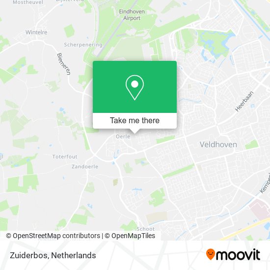 Zuiderbos map