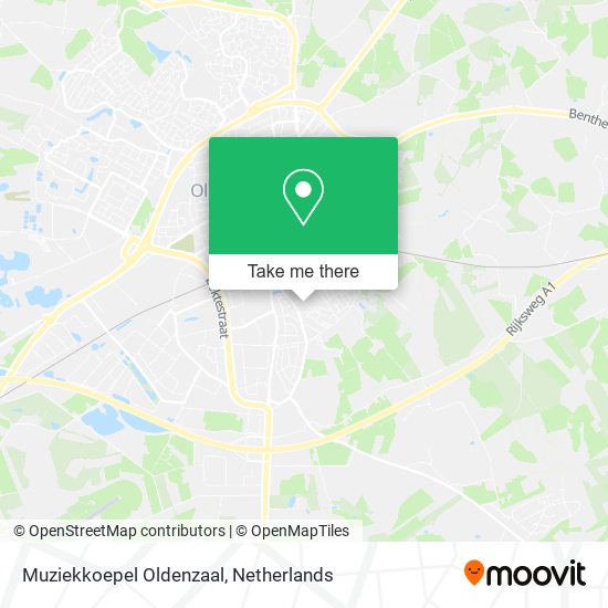 Muziekkoepel Oldenzaal map