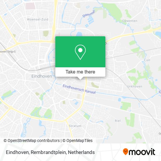 Eindhoven, Rembrandtplein map