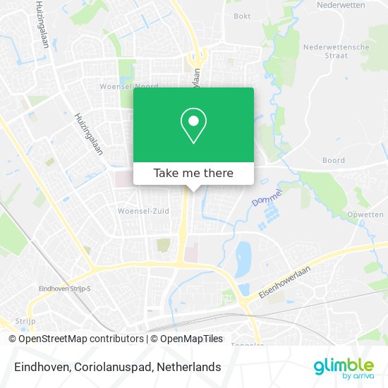 Eindhoven, Coriolanuspad map
