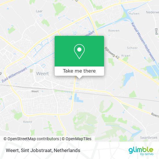 Weert, Sint Jobstraat map