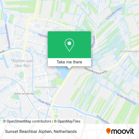 Sunset Beachbar Alphen map