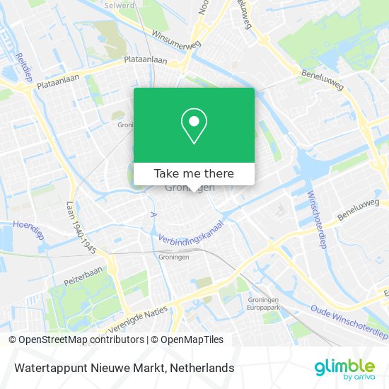 Watertappunt Nieuwe Markt Karte