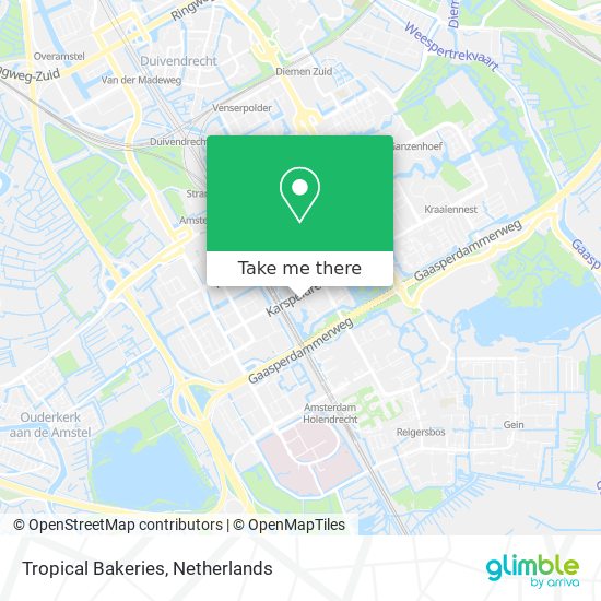 Tropical Bakeries map