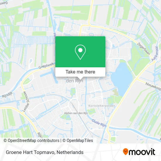 Groene Hart Topmavo map