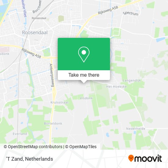 'T Zand map