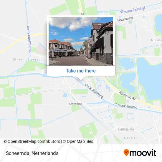 Scheemda map
