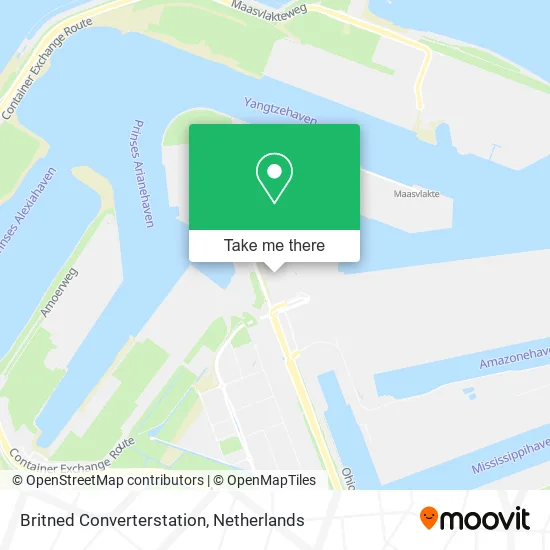 Britned Converterstation map