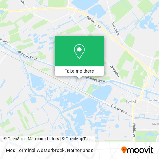 Mcs Terminal Westerbroek map