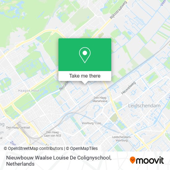 Nieuwbouw Waalse Louise De Colignyschool map