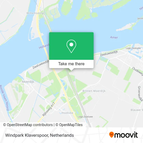 Windpark Klaverspoor map