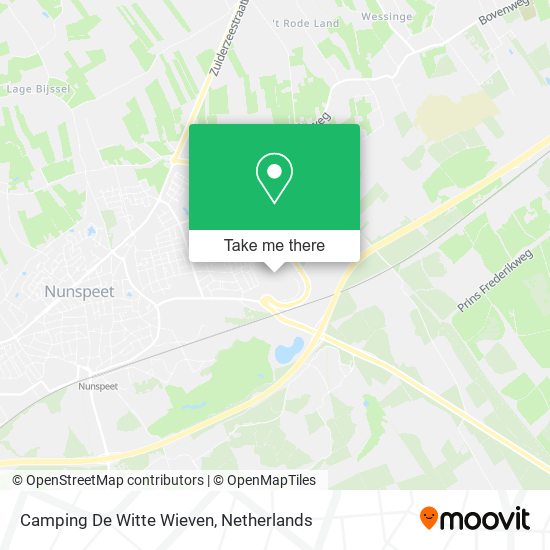 Camping De Witte Wieven map