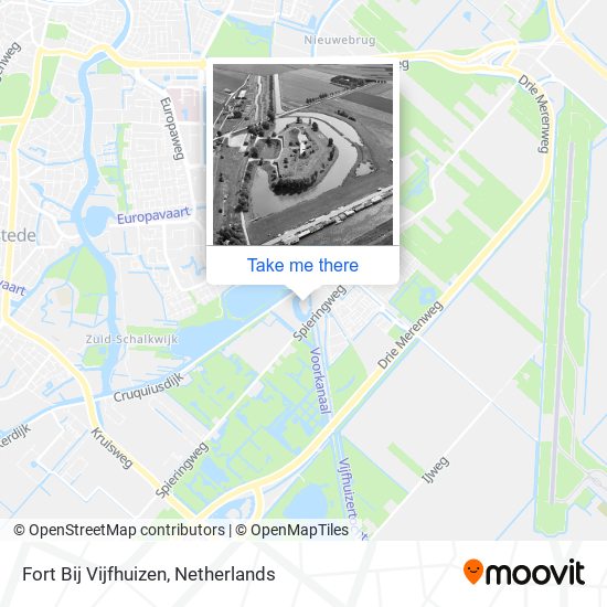 Fort Bij Vijfhuizen map