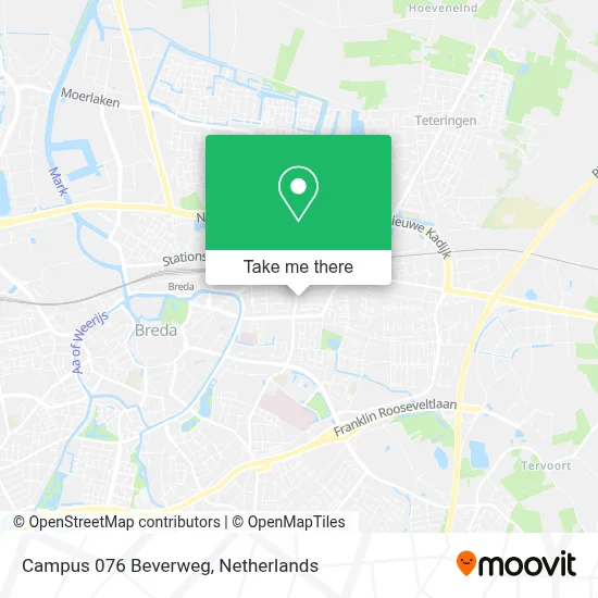 Campus 076 Beverweg map