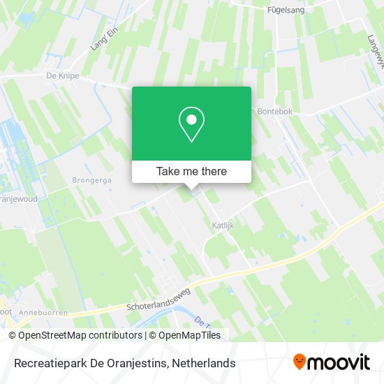 Recreatiepark De Oranjestins map